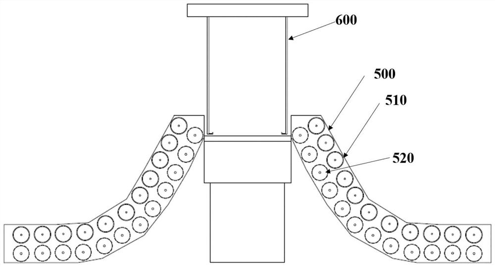 A bamboo planing and flattening integrated processing device and processing method