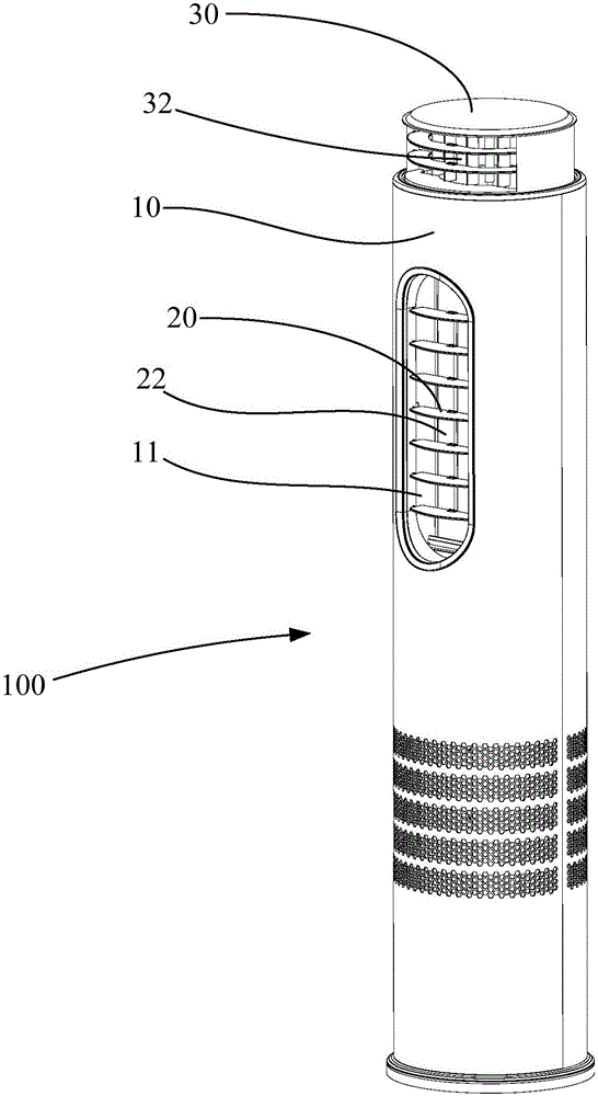 Air conditioning cabinet and air outlet control method implemented by same