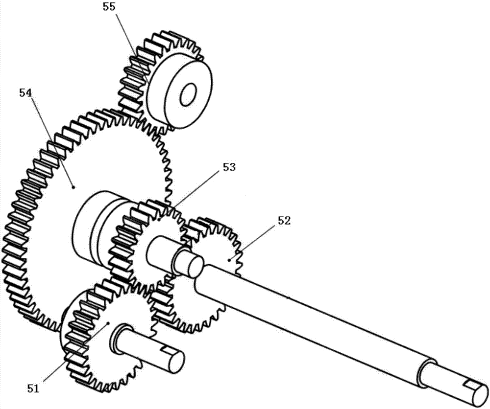 A dual-output-shaft striking device for piercing wire clips
