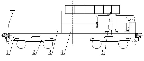 Rail double-power working vehicle