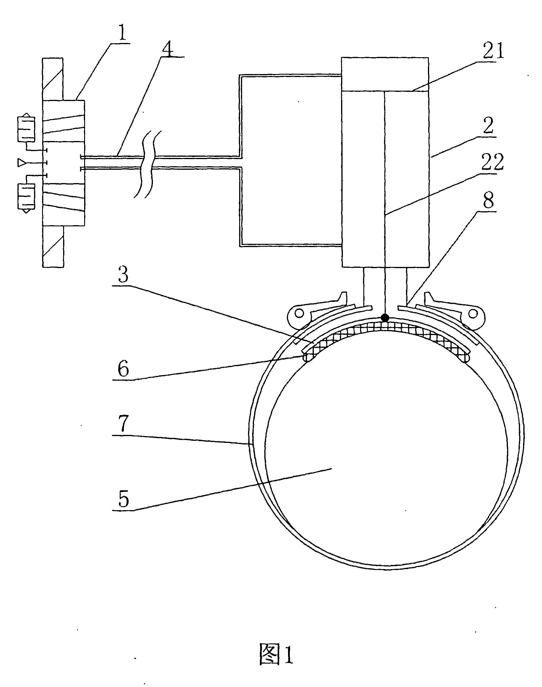 Driving device for external counterpulsation