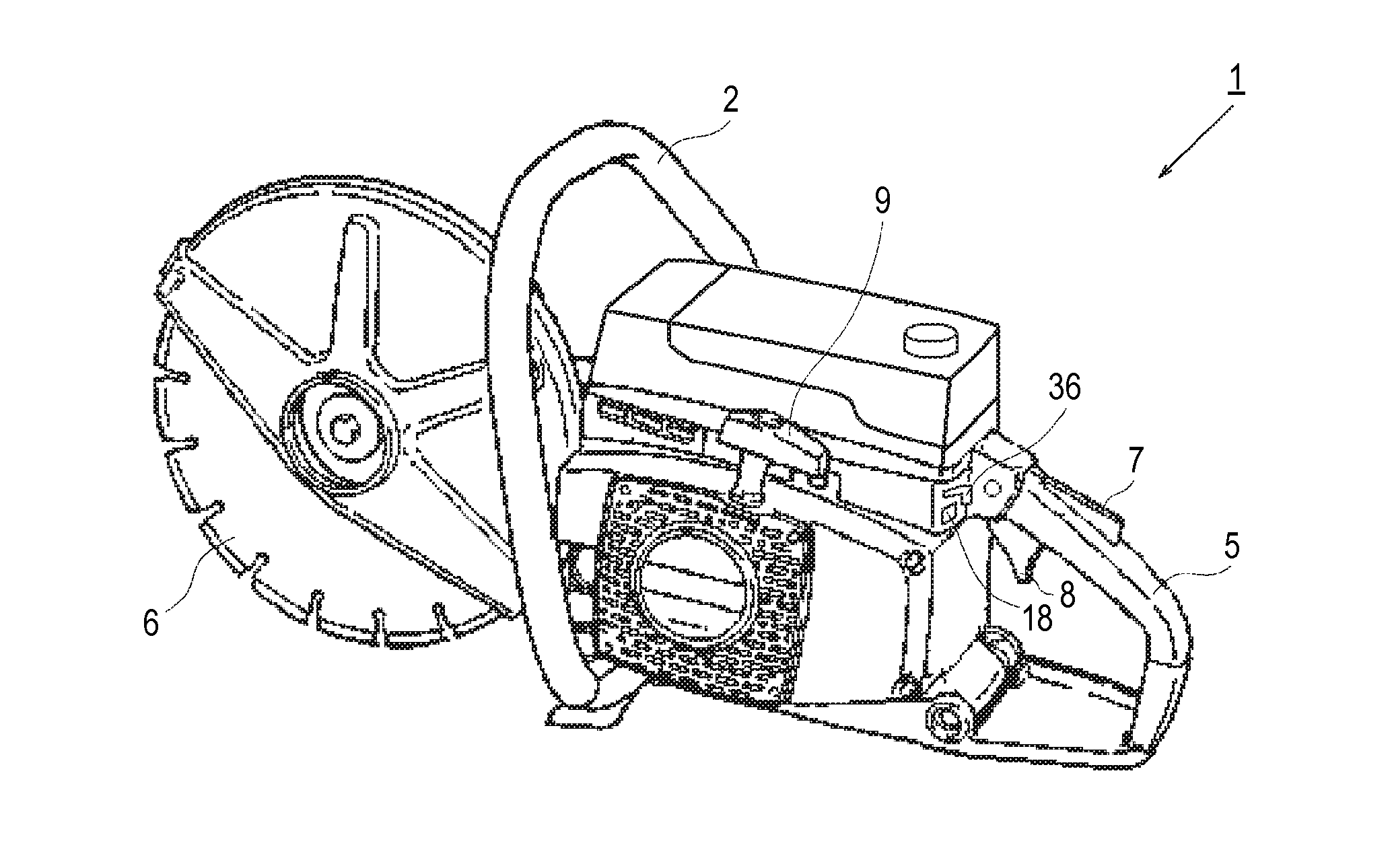 Engine and engine-operated working machine