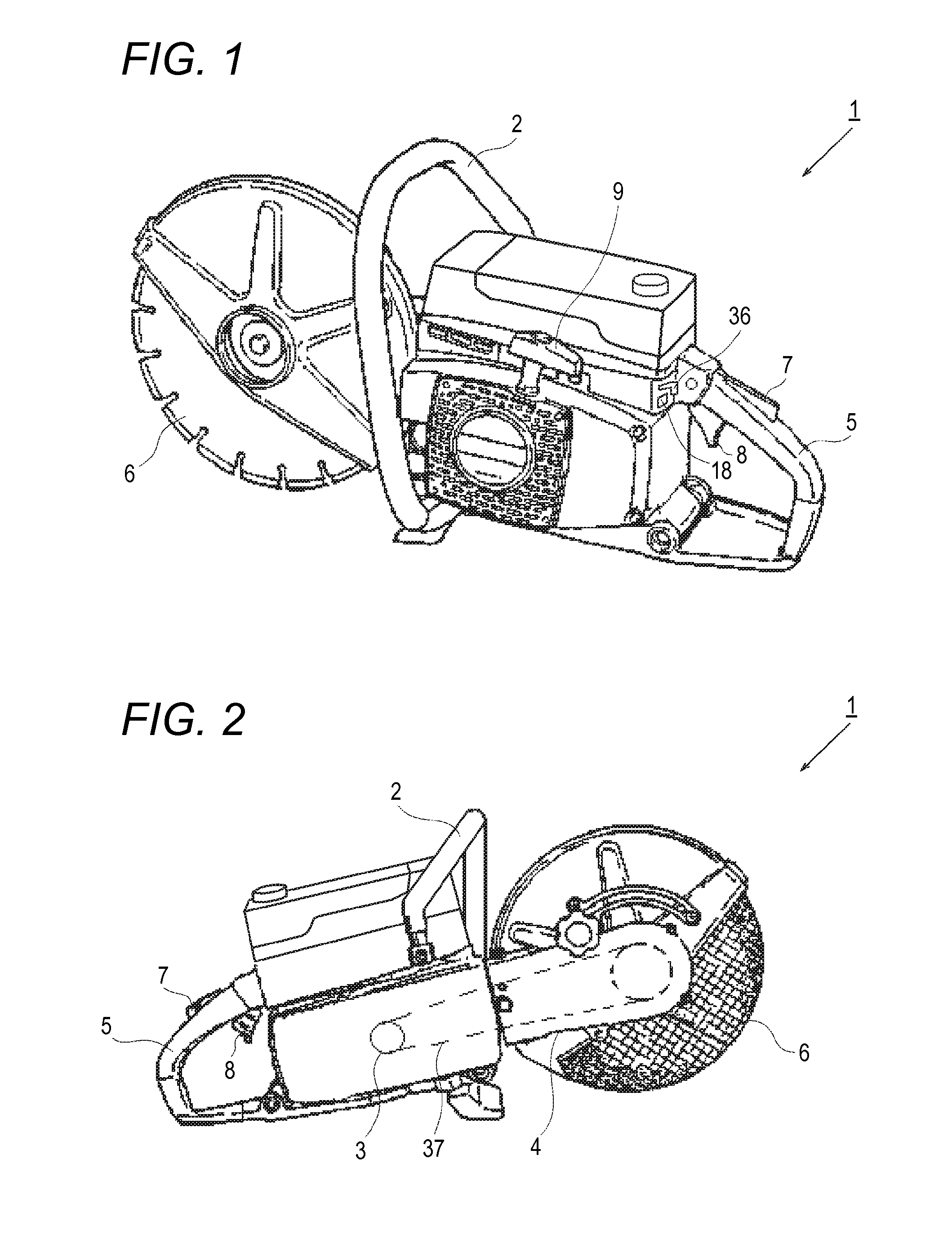 Engine and engine-operated working machine