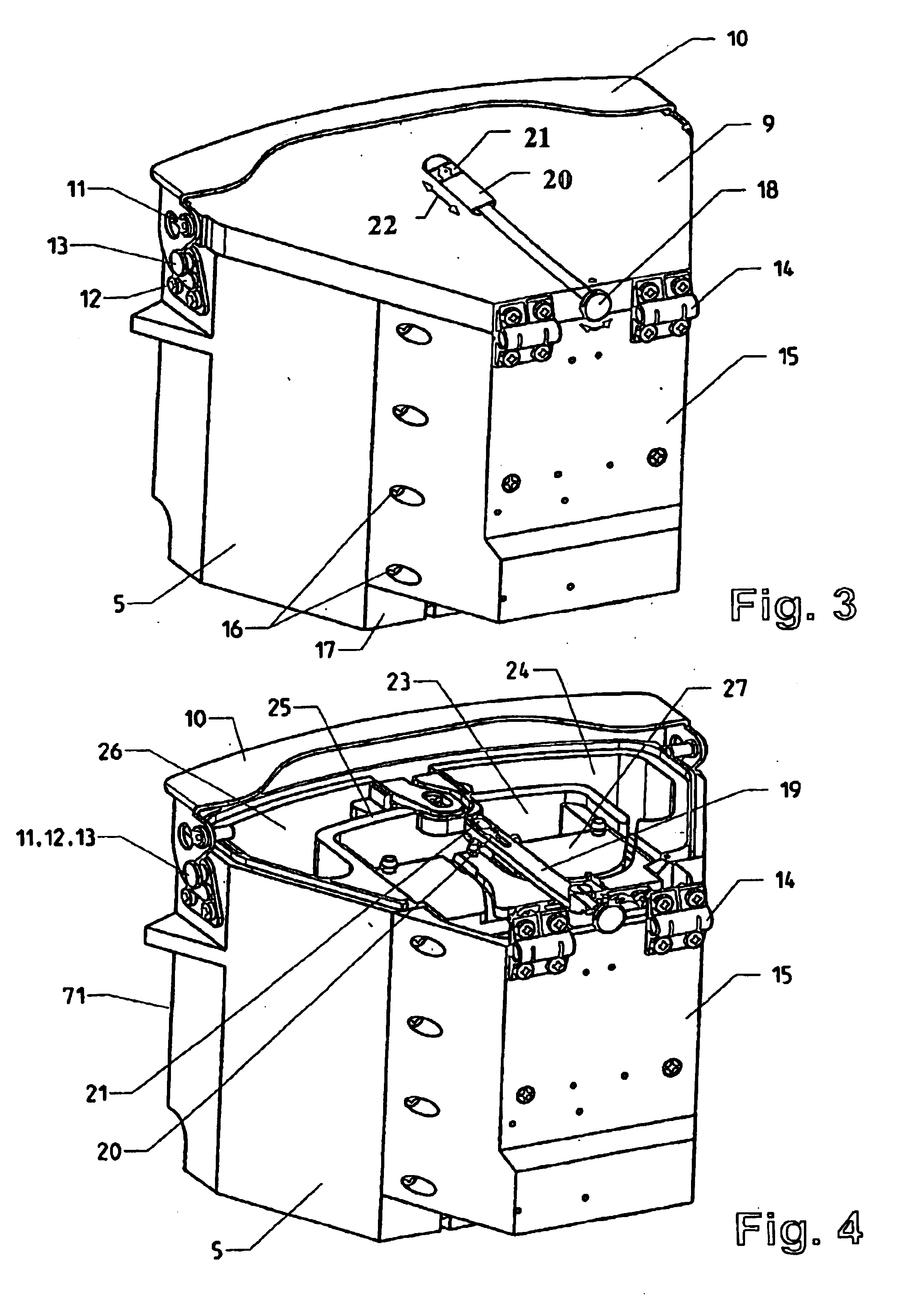 Centrifuge comprising a blood bag system with an upper and lower outlet