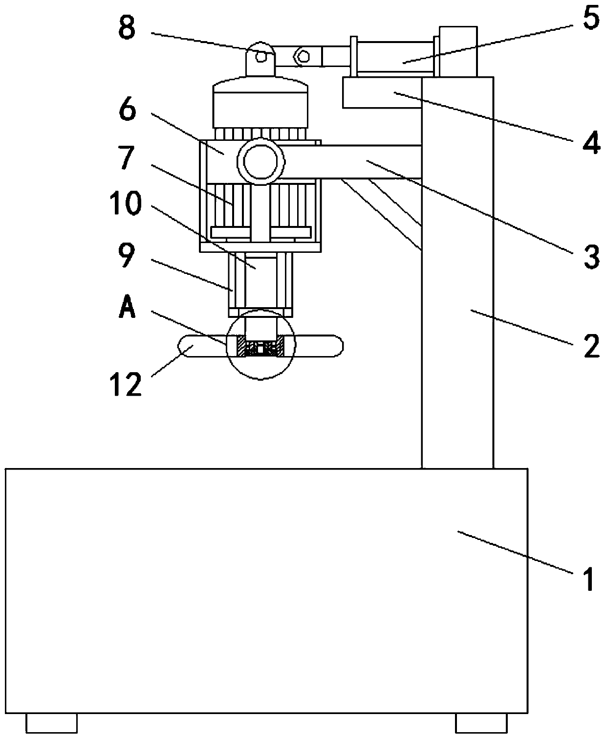 Grinding device for fender processing