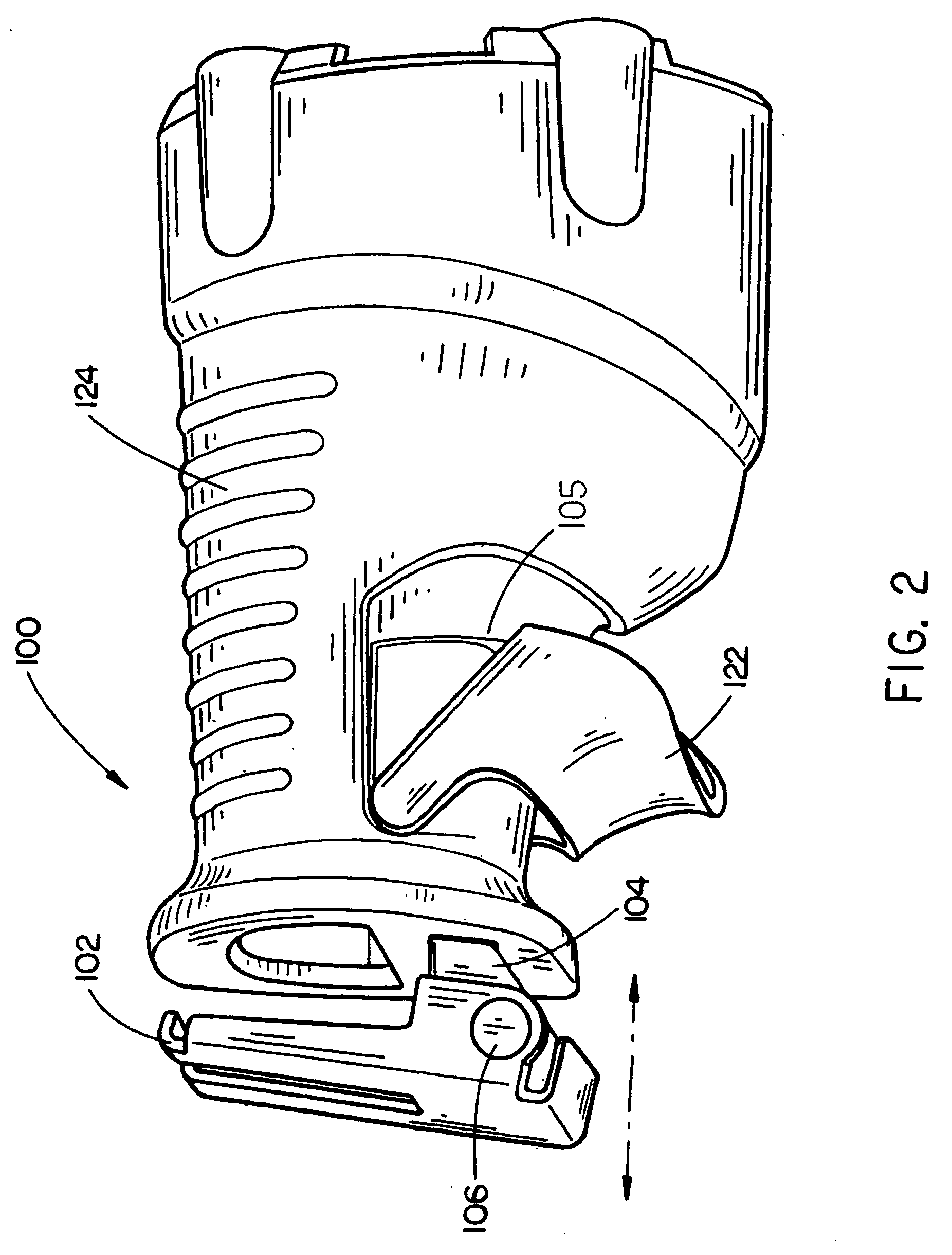 Keyless shoe lock for reciprocating saw