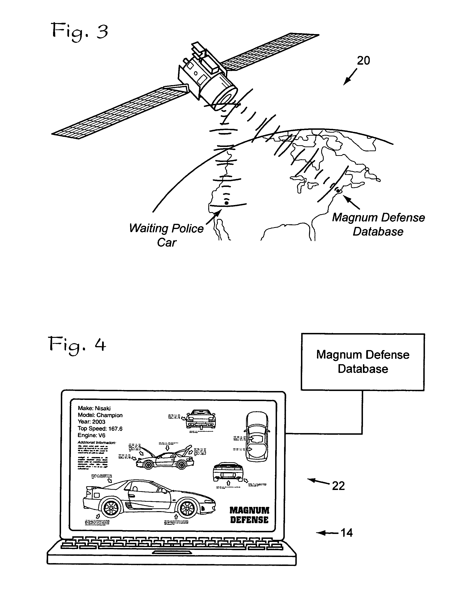 Means and method of providing information to a law enforcement officer regarding a stopped vehicle