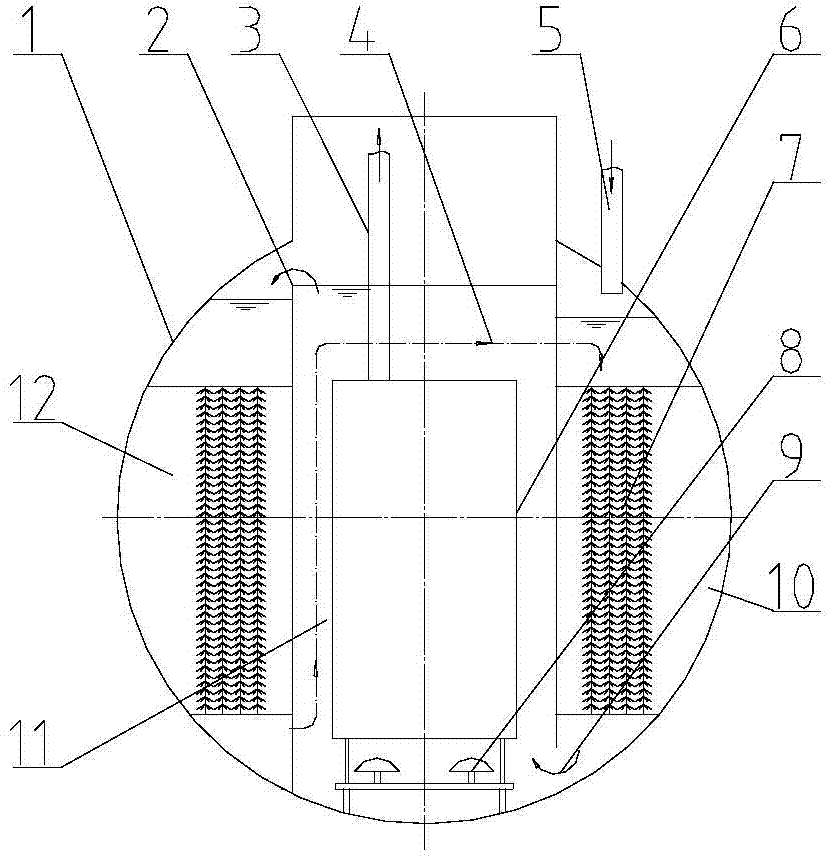 Integrated sewage treatment facility based on MBR (membrane bioreactor) membrane technique and sewage treatment method thereof