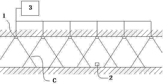 Ultrasonic wave based underground personnel positioning and structure monitoring integrated method and system
