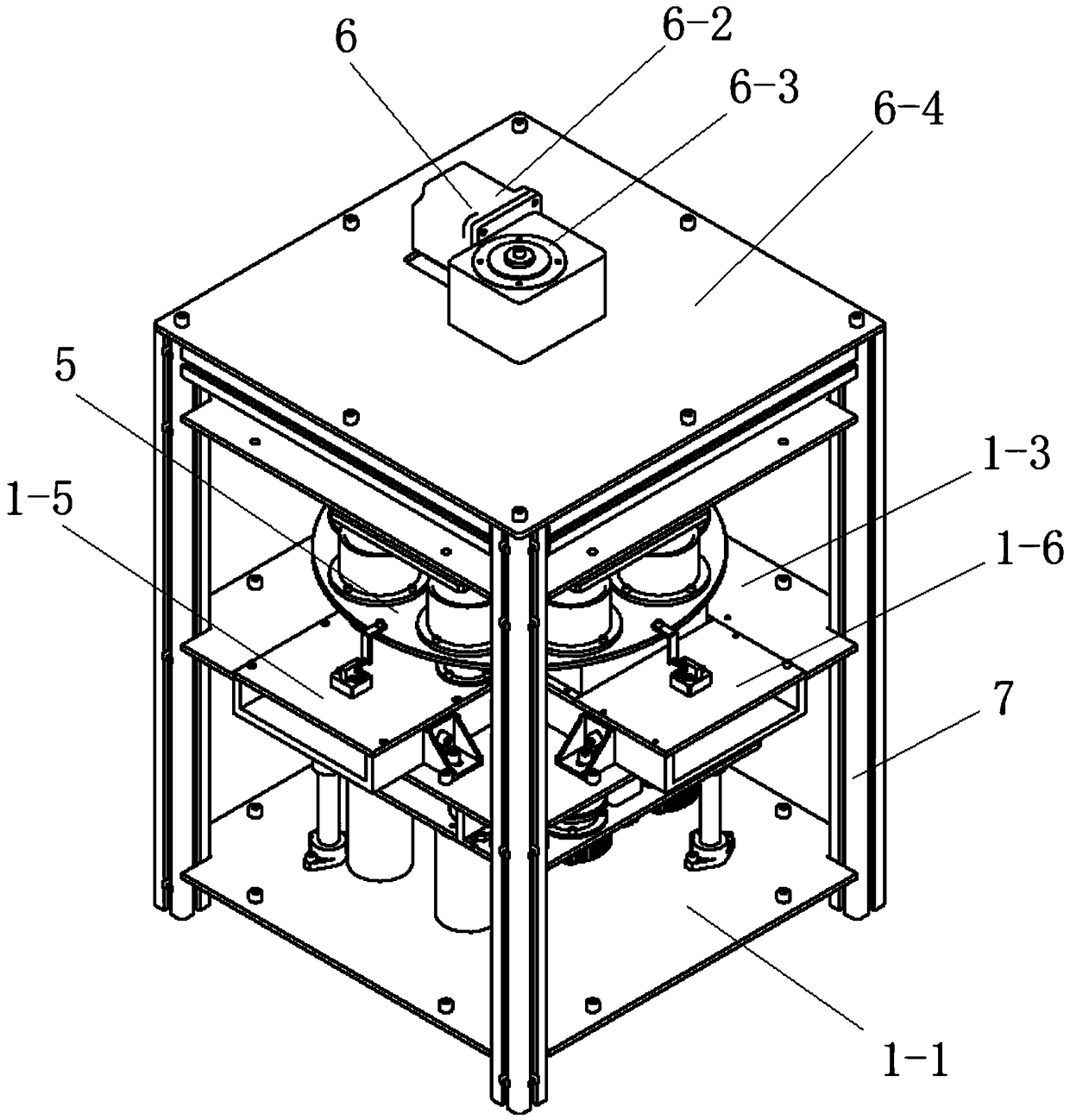 Device capable of automatically separating orange flesh