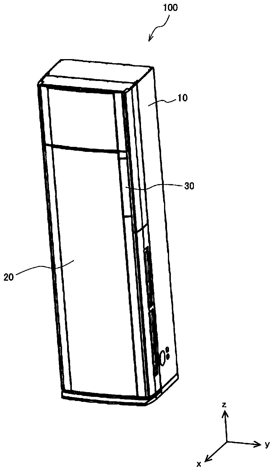 Operation panel for air conditioner