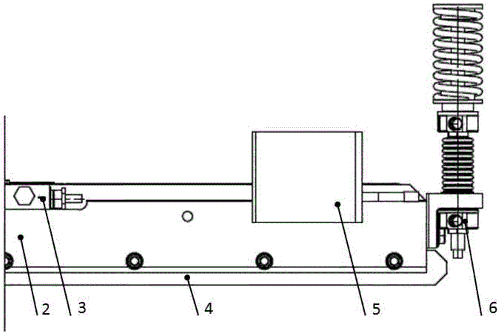 Magnetic rail braking device