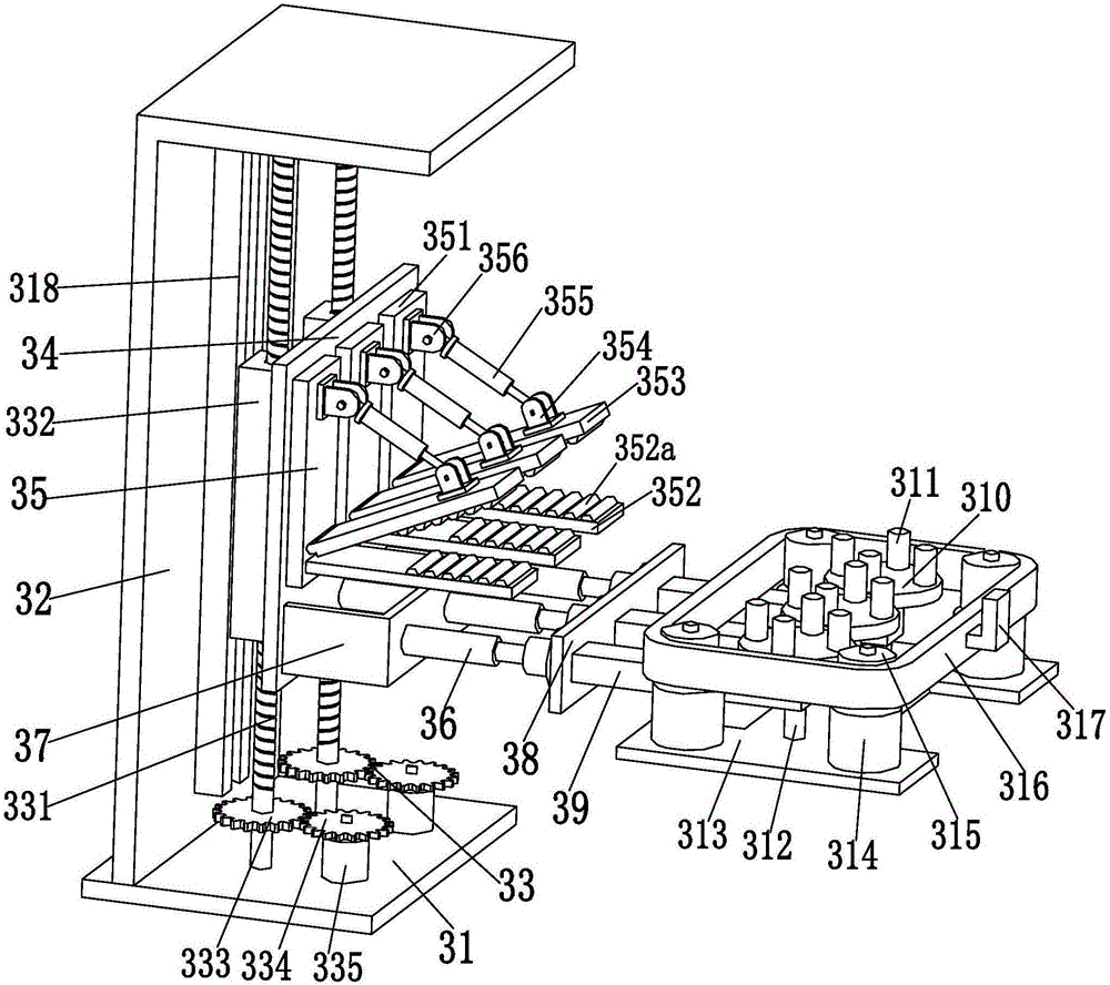 Distribution-box partition plate clamping and supporting device