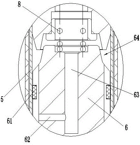 Proportional electromagnetic valve used for treating tail gas through solid ammonia