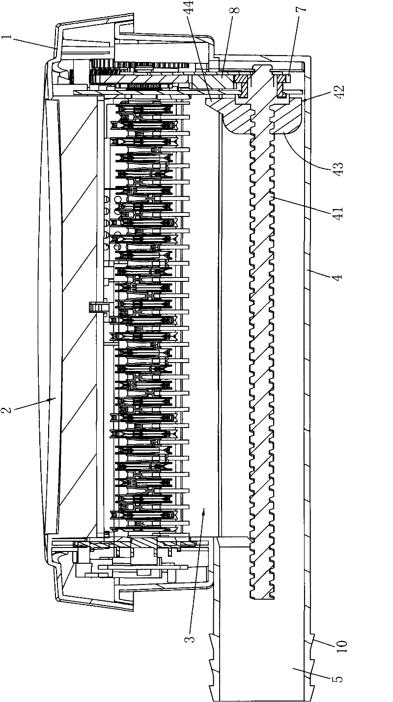 Paper shredder with function of discharging paper