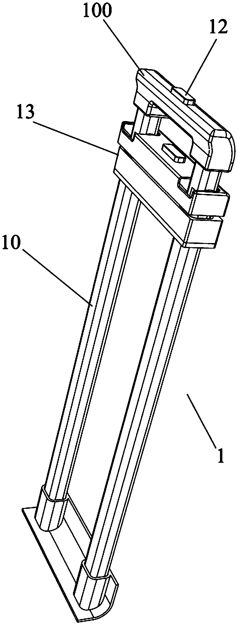 Pull rod device and trolley bag