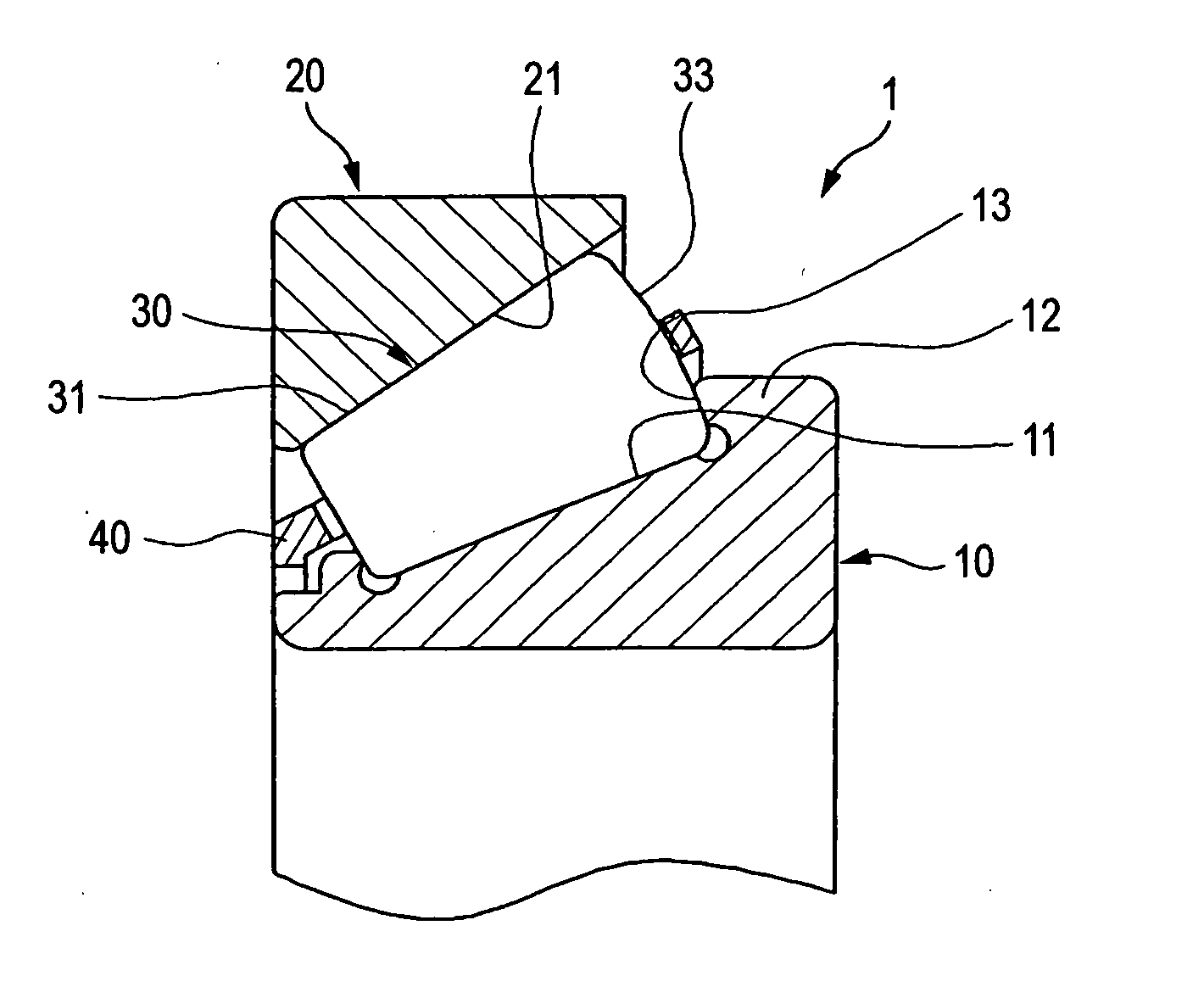 Tapered roller bearing and transmission bearing apparatus