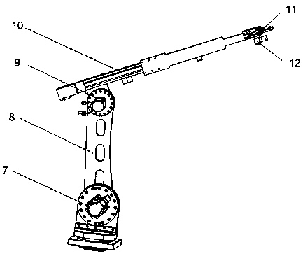 Bionic six-feet robot with picking function