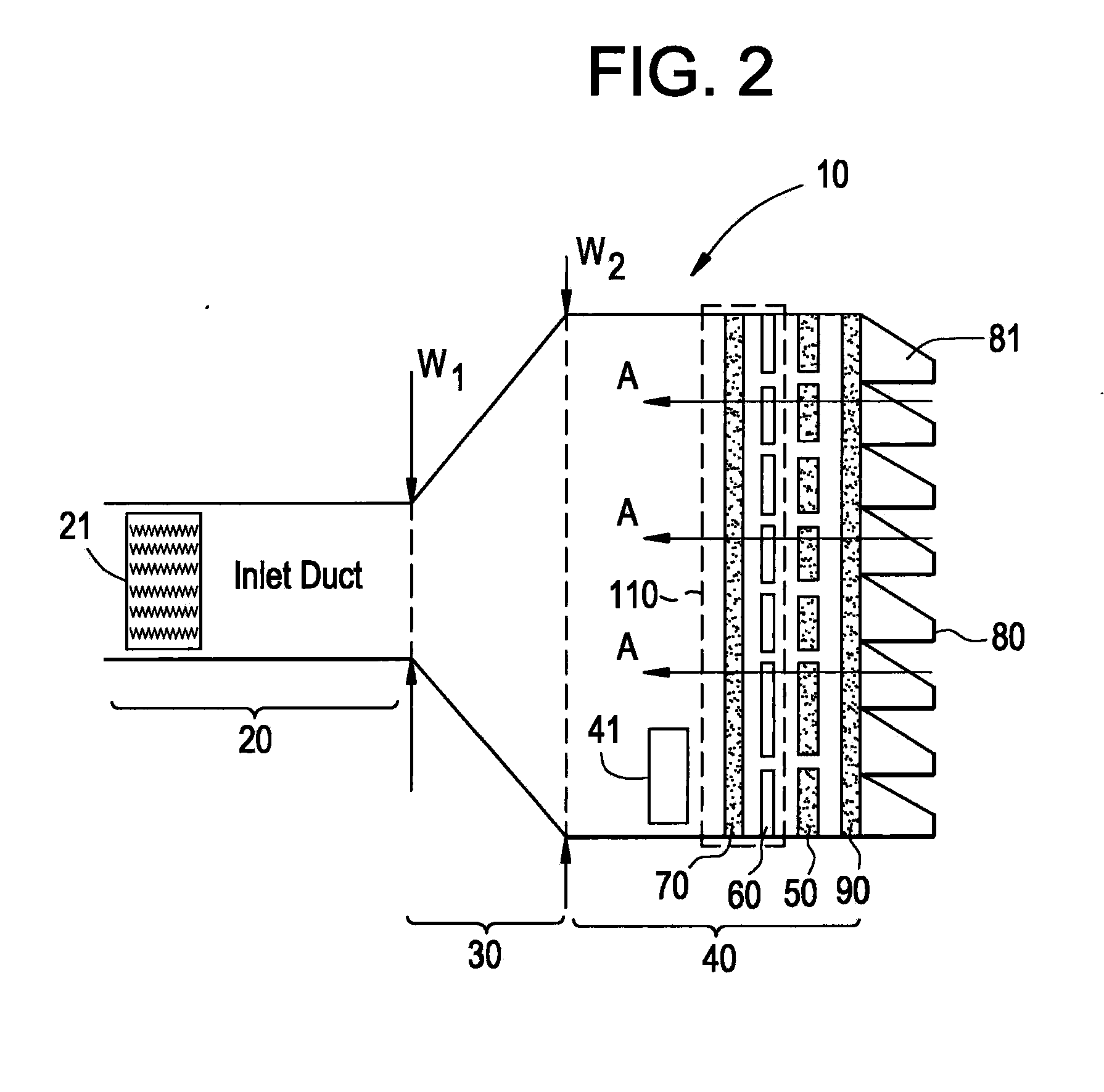 Filtration system for gas turbines