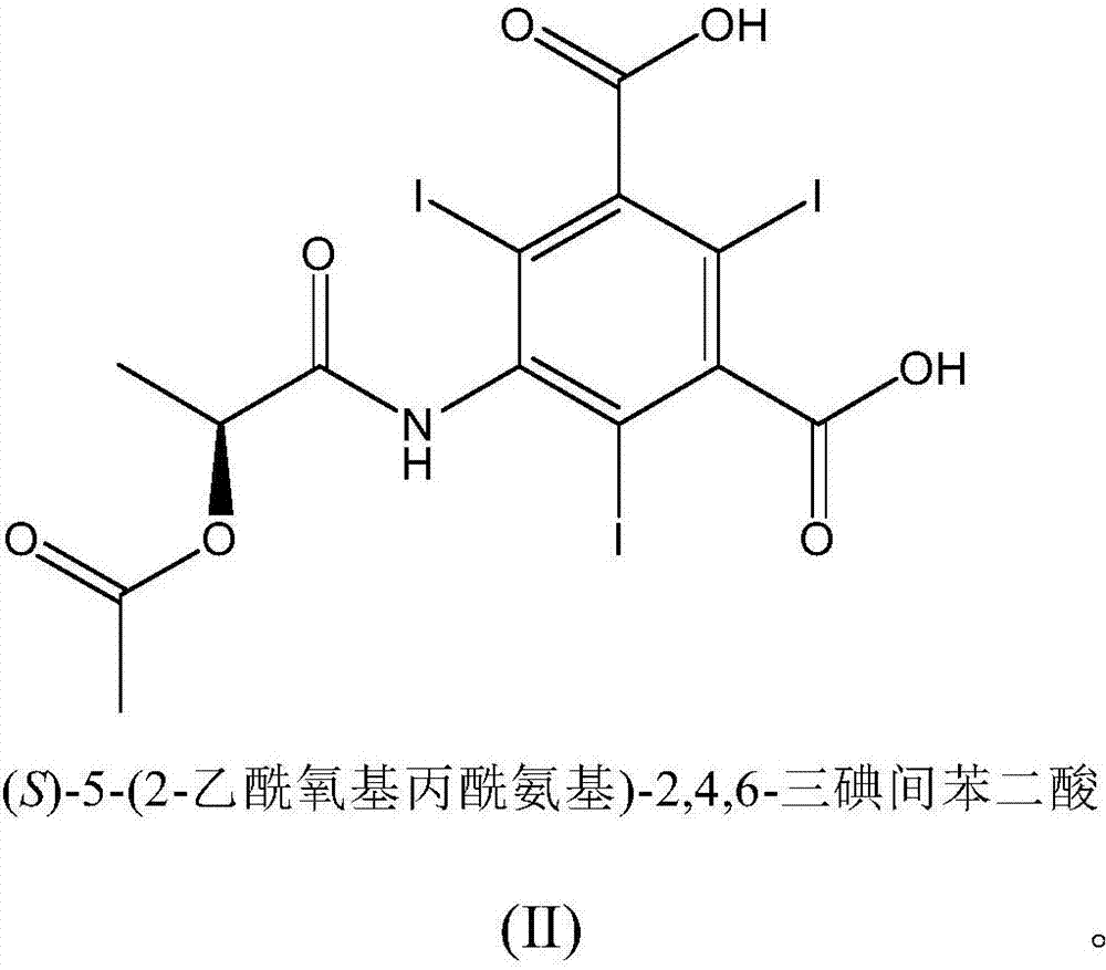 Manufacture of a triiodinated contrast agent