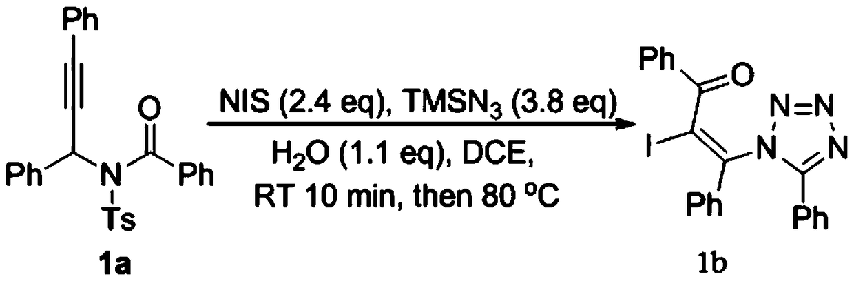 A kind of preparation method of 1,5-disubstituted tetrazole compound