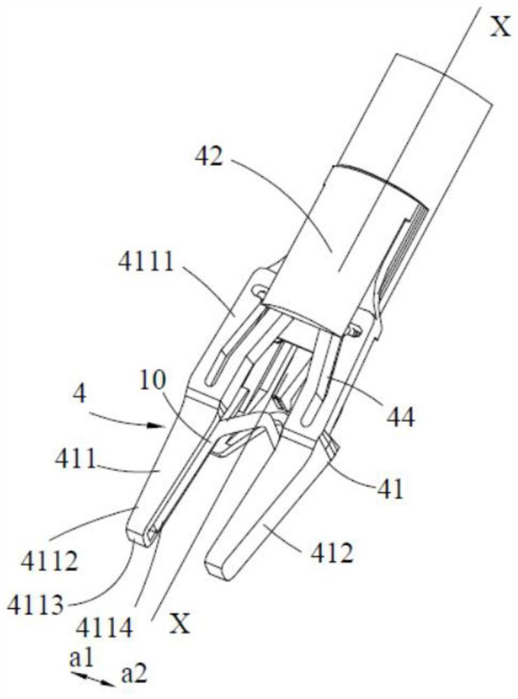 Forceps mouth assembly and clip applier