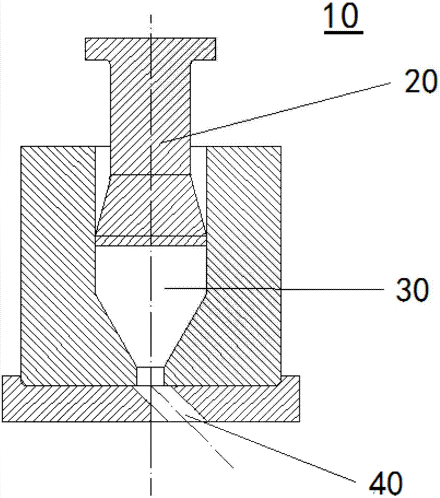 Magnesium alloy extrusion combined die and casting-extrusion-shearing method thereof