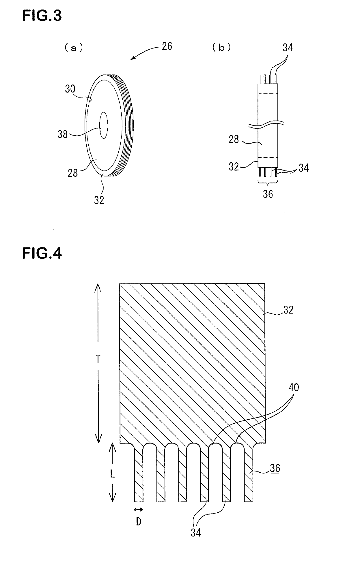 Quartz glass member with increased exposed area, method for manufacturing same, and blade with multiple peripheral cutting edges