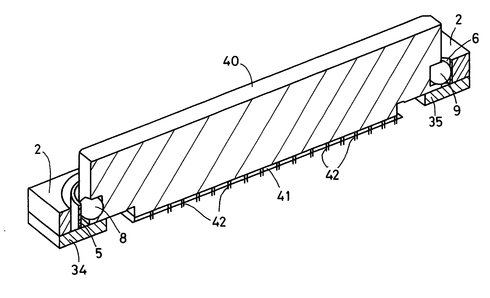 Device for accurate positioning of an object on a frame