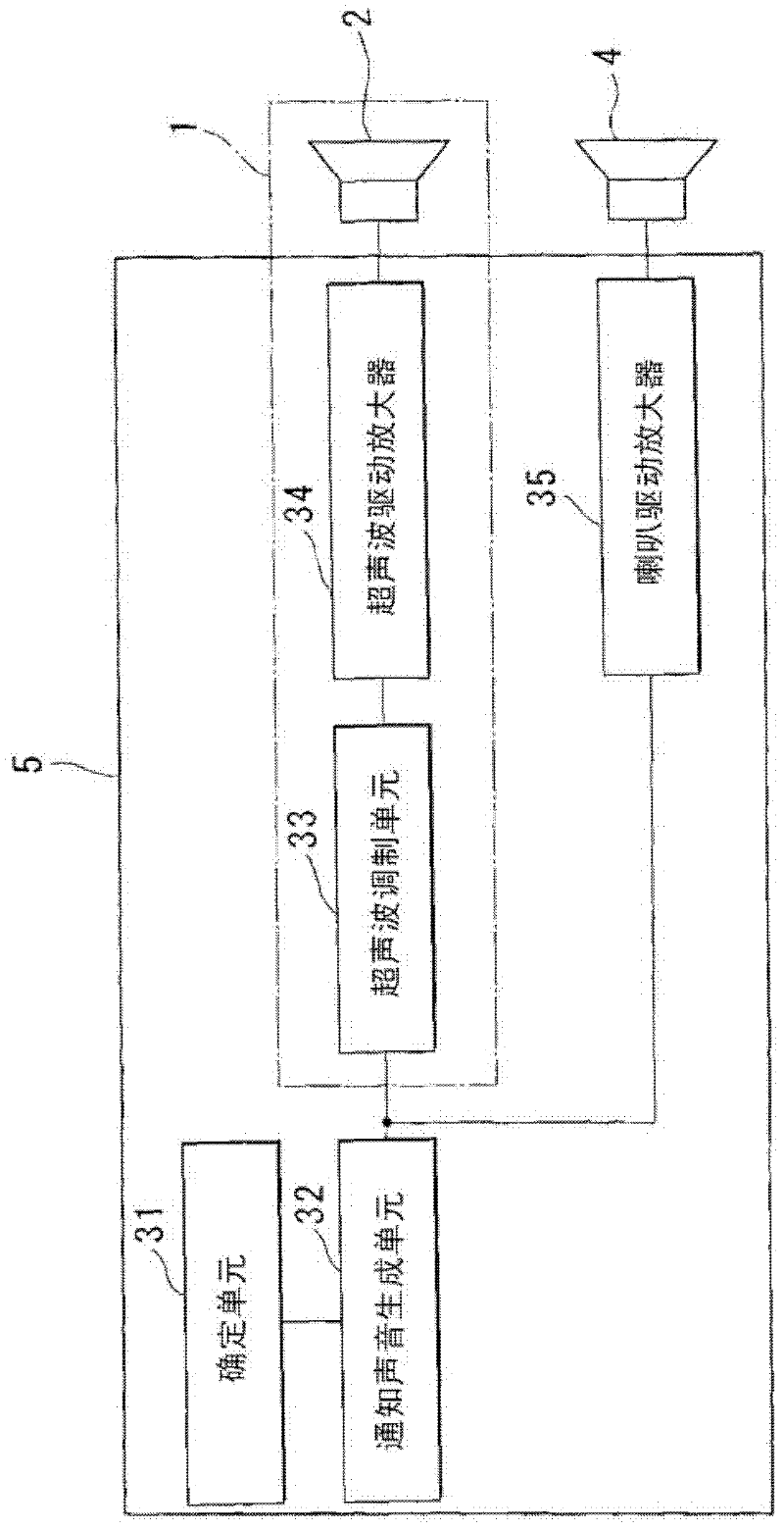 Vehicle existence notification apparatus