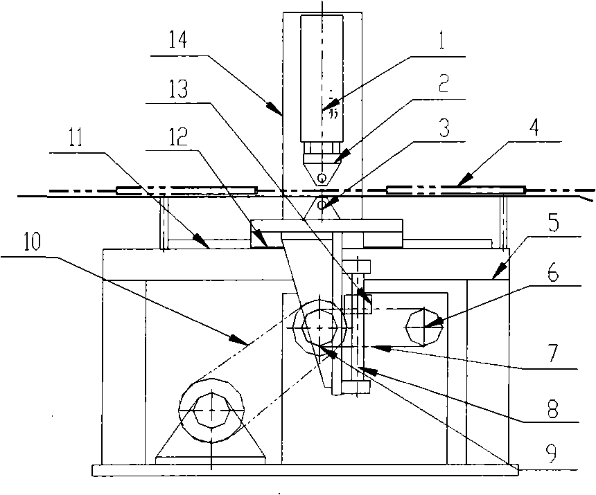 Incontinence trousers reciprocating welding system and welding method thereof