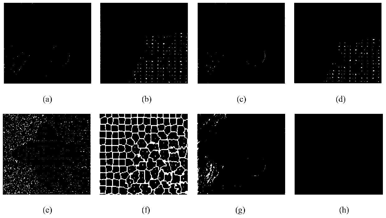 SAR image super-pixel segmentation method based on variation level set