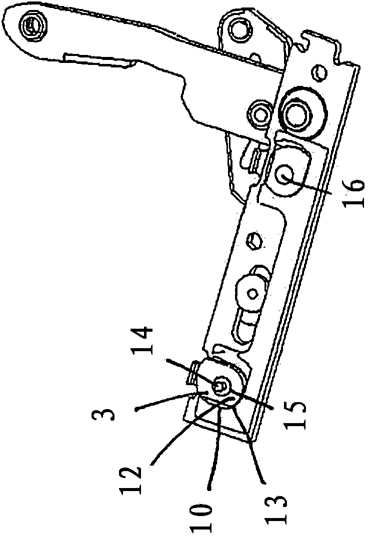 Fastening assembly for fastening a component to a groove of a window, a door, or the like