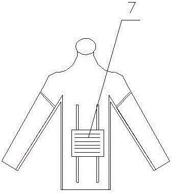 Special nursing garment for dependent patient