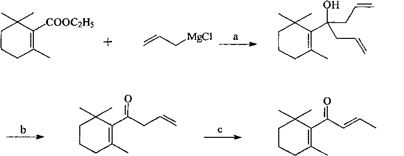 Method for synthesizing beta-damascenone