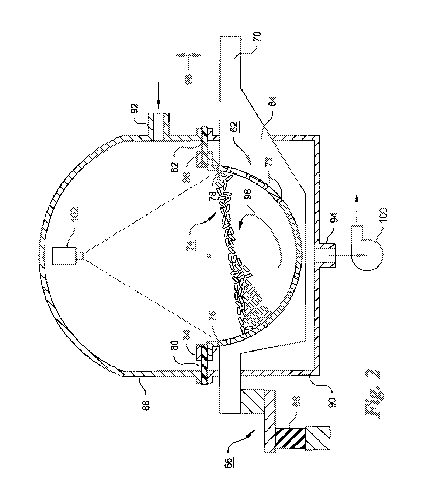 Continuous coating of pellets