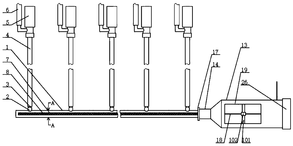 Waterproof drainage device for hydraulic engineering construction