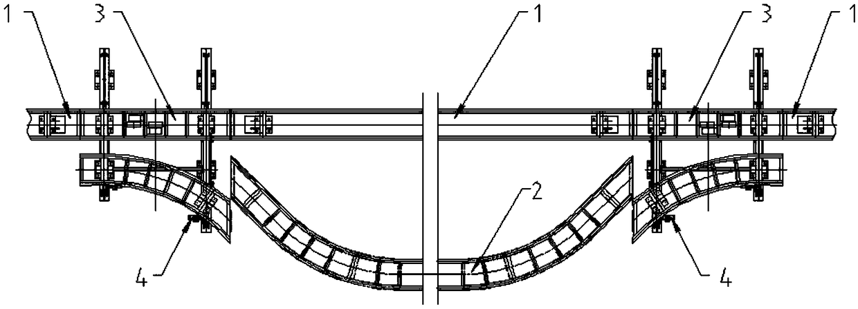 Track-change device of roller coaster