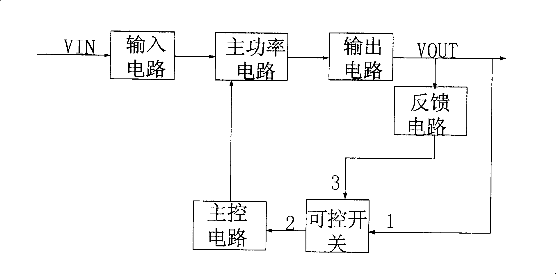 Circuit for regulating lower limit of limiting switch power source voltage