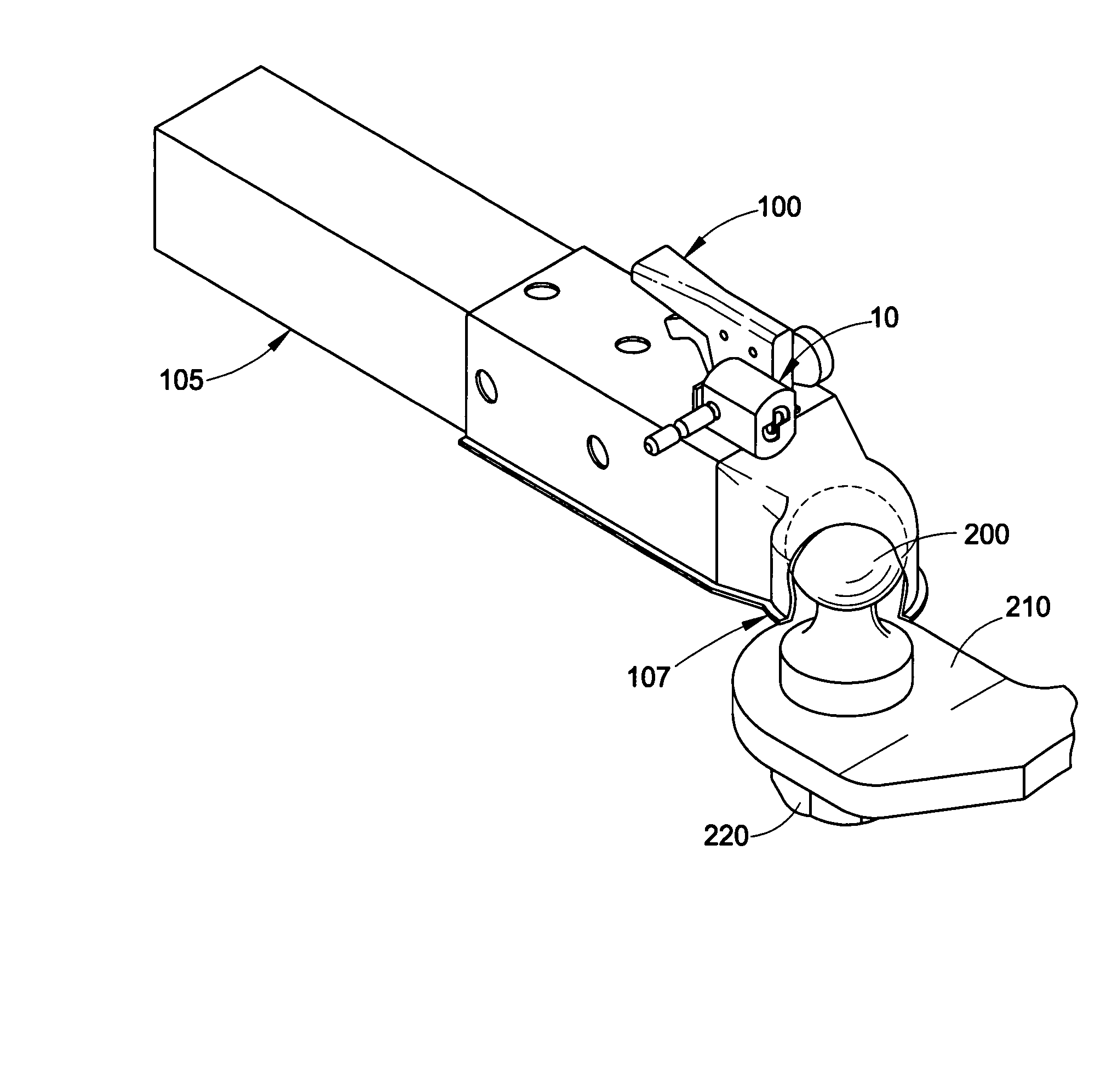 Coupler latch lock and method of use