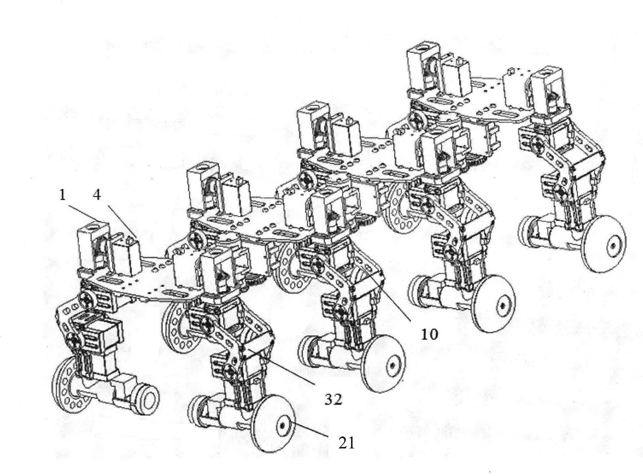 Multi-joint chain link-type robot based on modularization