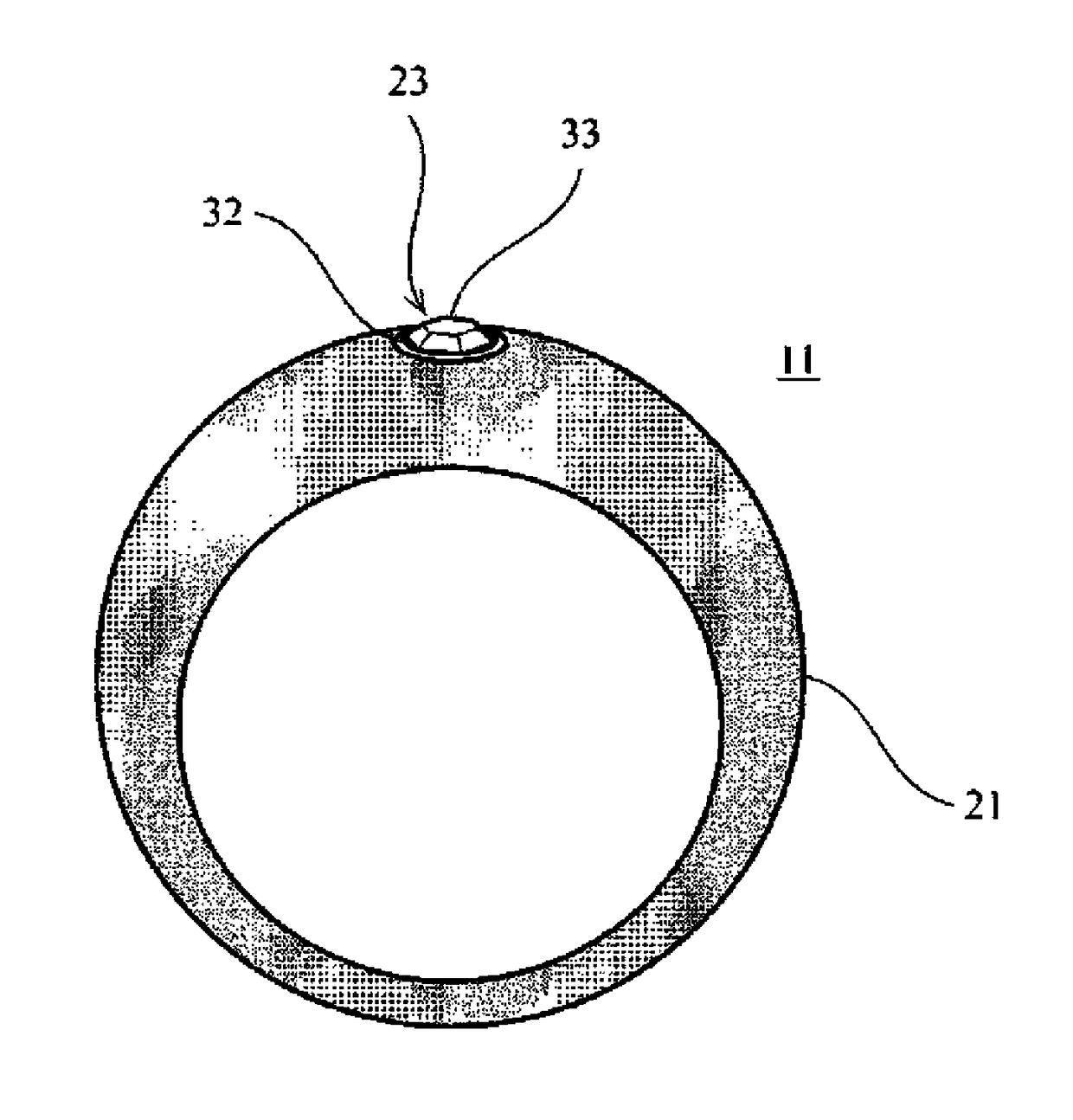 Body ornament manufacturing method, body ornament-molding die and body ornament