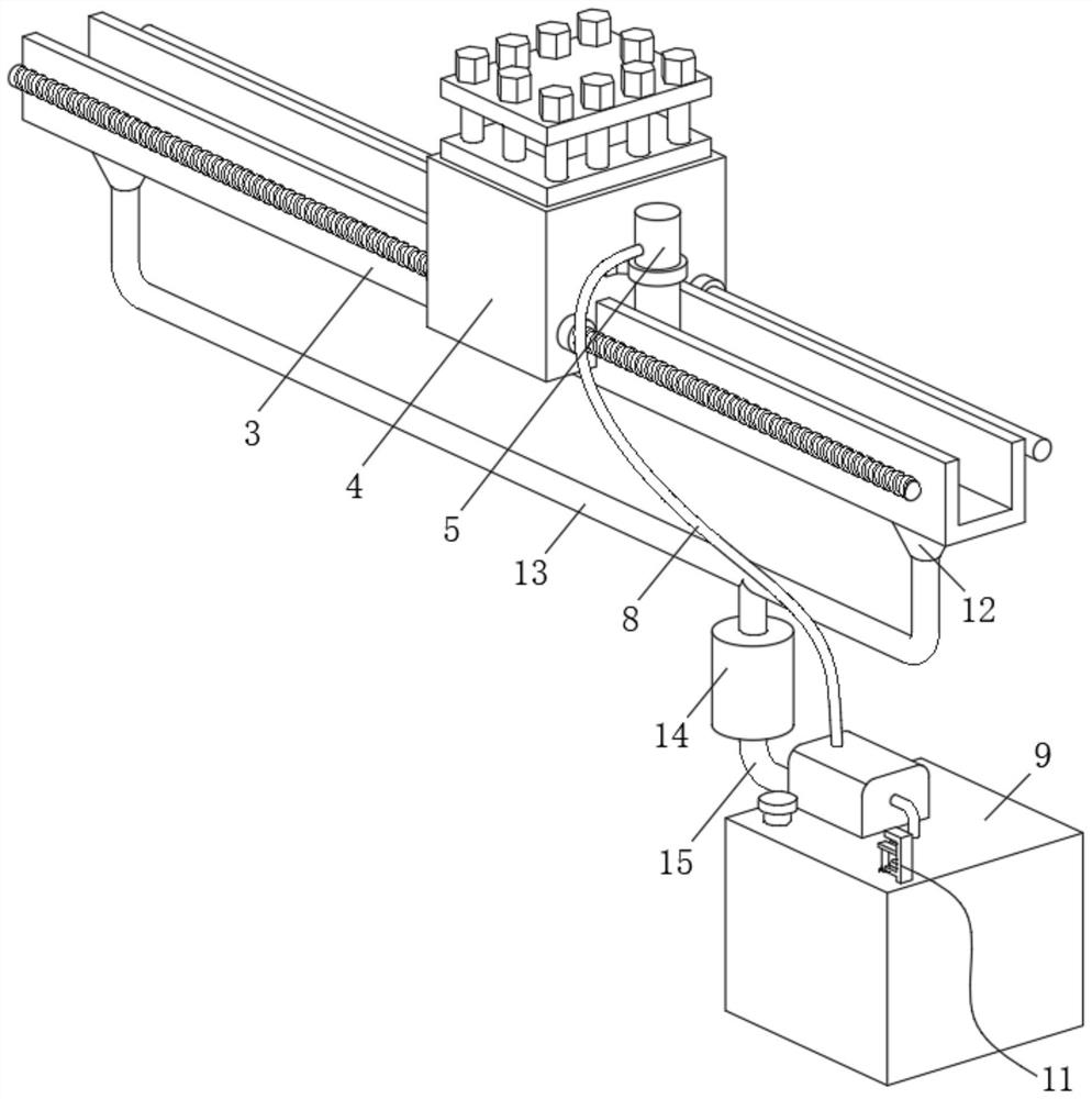 Numerical control machine tool with lubricating oil adding device