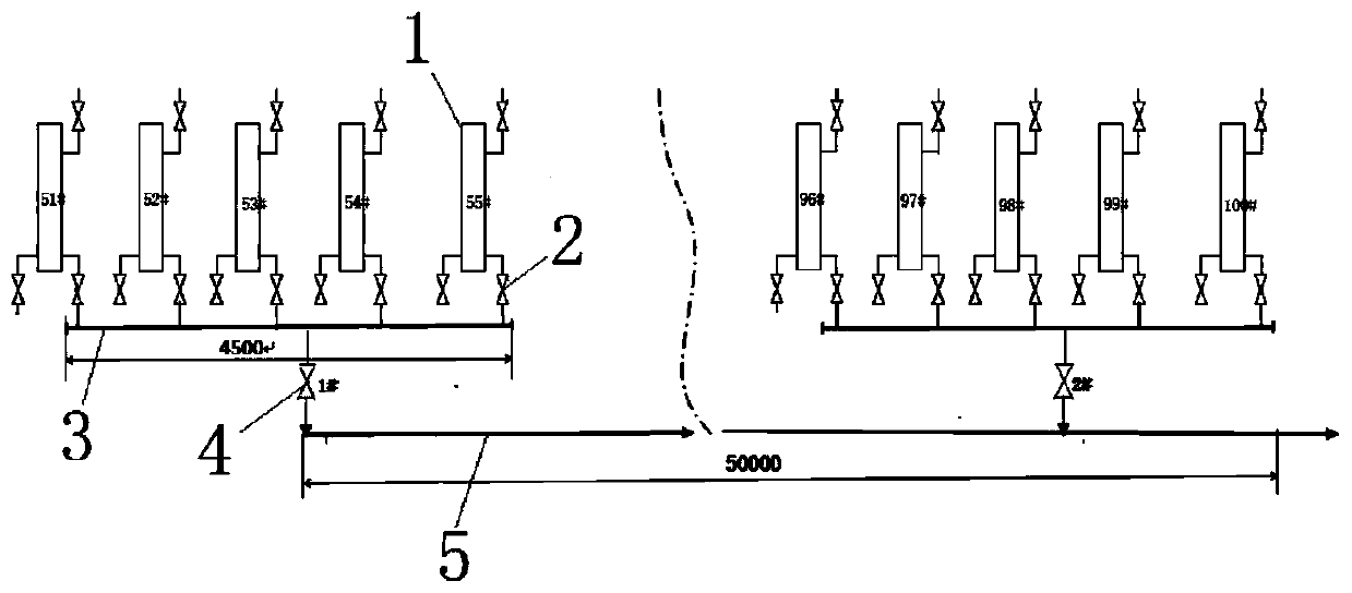 Coke oven ascension pipe evaporator connecting structure and manufacturing method thereof