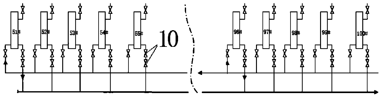 Coke oven ascension pipe evaporator connecting structure and manufacturing method thereof