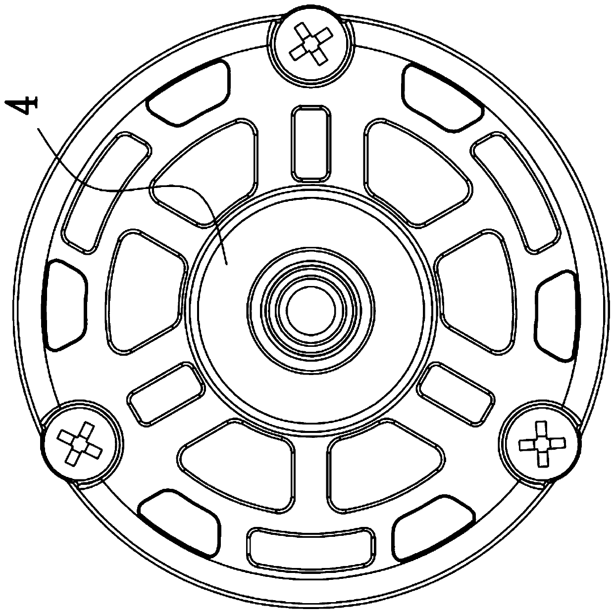 High-reliability motor bearing structure