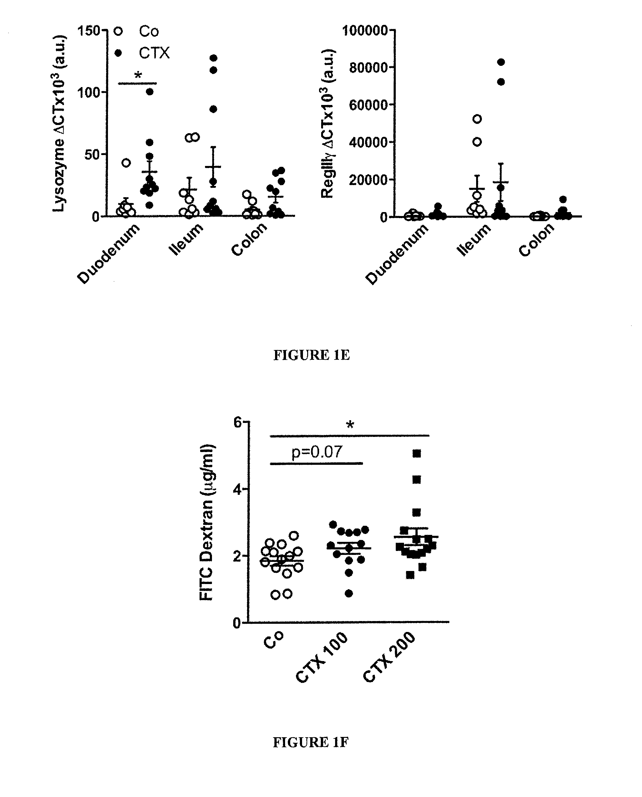 Microbiota composition, as a marker of responsiveness to chemotherapy, and use of microbial modulators (pre-, pro- or synbiotics) for improving the efficacy of a cancer treatment