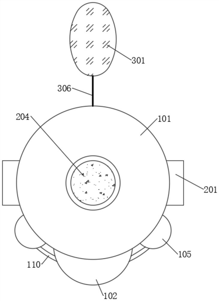 Multi-section oxygen generation ball for organic pollutant treatment