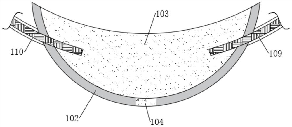 Multi-section oxygen generation ball for organic pollutant treatment