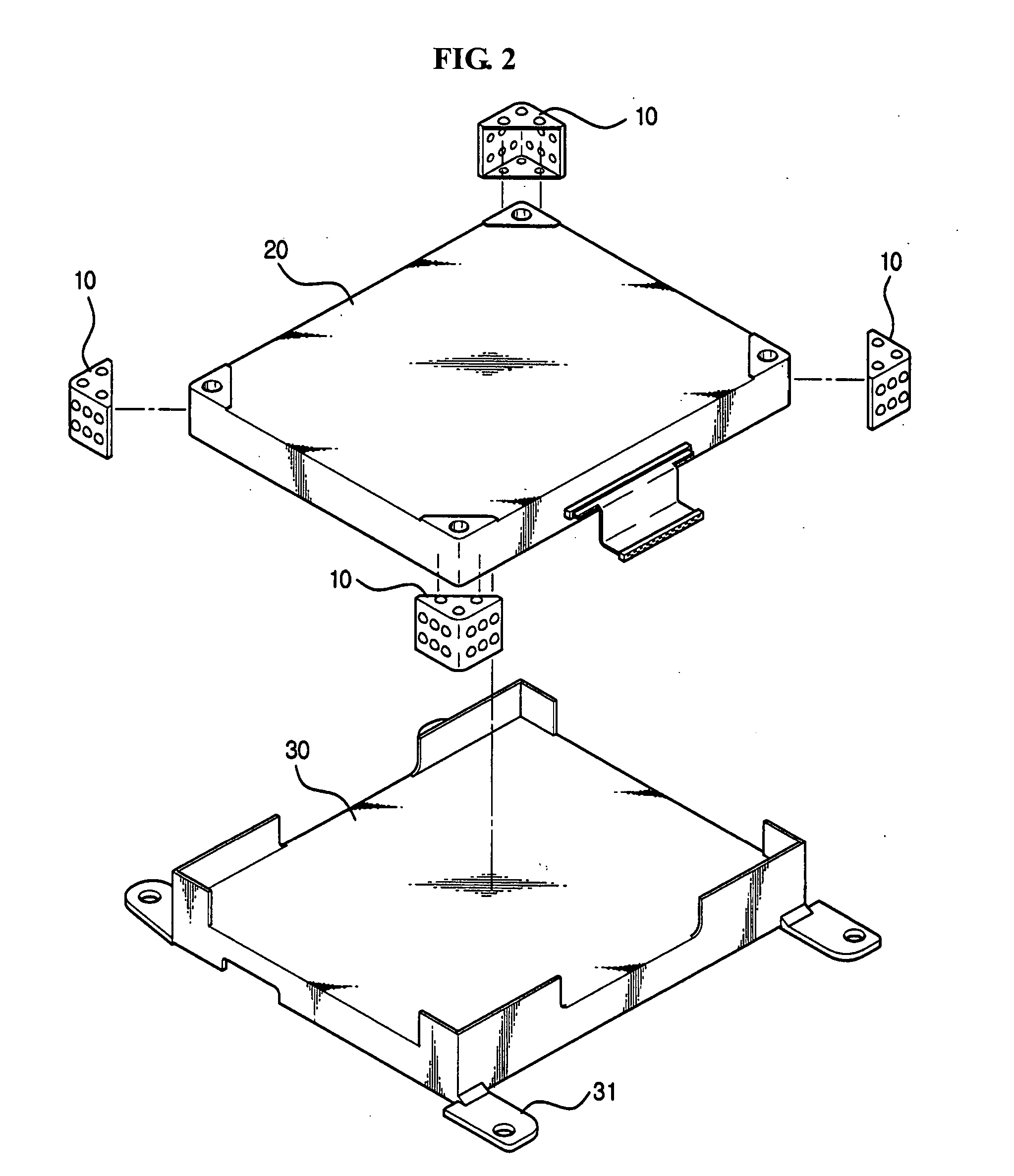 Buffer for disk drive and disk drive assembly having the same